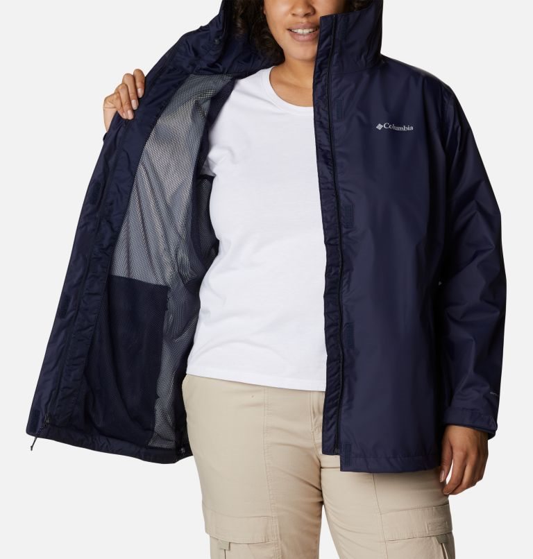 Women's Columbia Arcadia II Jackets Navy | Plus Size CA-VL580